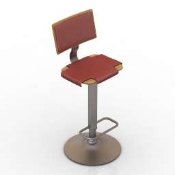 Chair bar ESF JY986-4 N160322 2ds 3d model