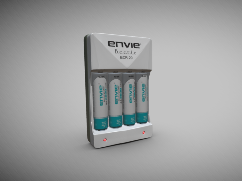 ENVIE (ECR20+AA2800 4PL) Charger for AA & AAA