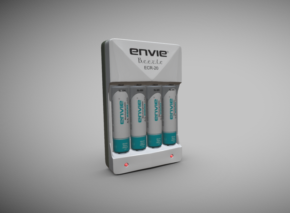 ENVIE (ECR20+AA2800 4PL) Charger for AA & AAA