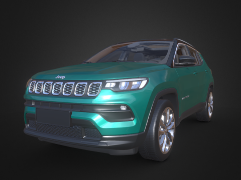 Jeep Compass 2022 Lowpoly