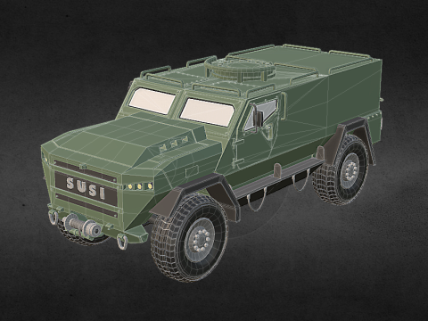 SISU GTP 4x4 Armored Vehicle 10 Seater version