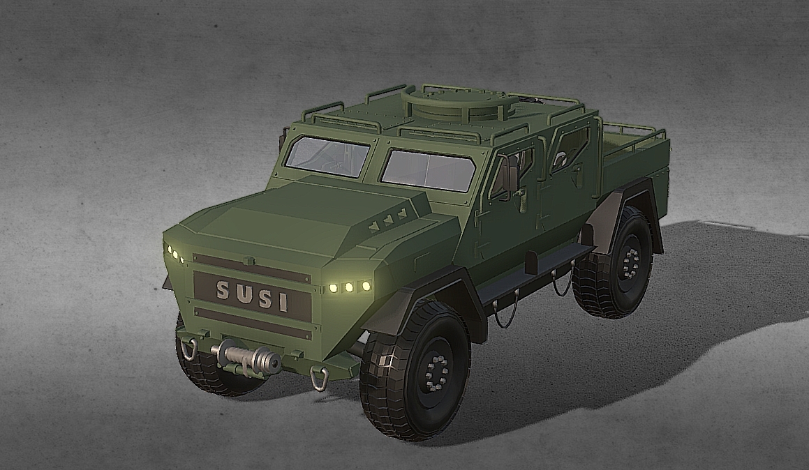 SISU GTP 4x4 Armored Vehicle