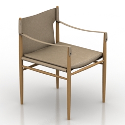 Saddle chair by Casa 3d model