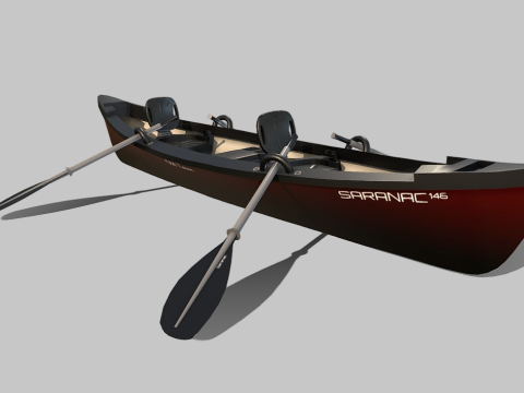 Saranac 146 - Red / OldTown Canoe