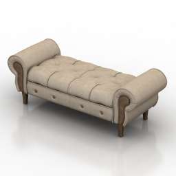 Sofa seat 3d model