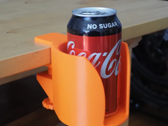 The Laptop Saver - A sub-desk level drink holder 