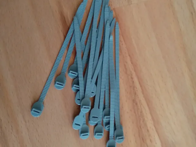 Tyrap, tie-wrap, ziptie or cable ties 