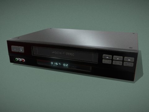 Vintage VHS Player