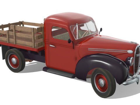 1938 Vairogs V8 flatbed truck (Ford based)