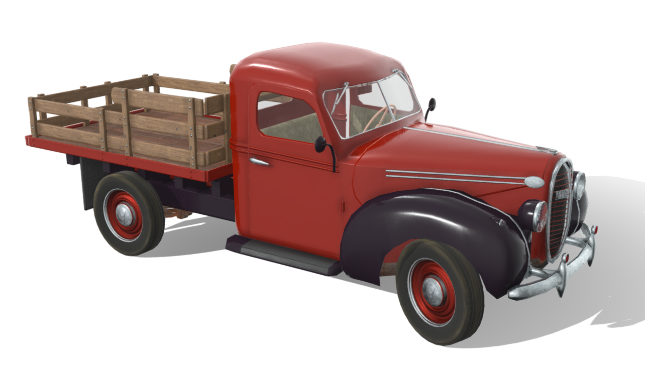 1938 Vairogs V8 flatbed truck (Ford based)