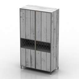 Bookcase Mesh 3d model
