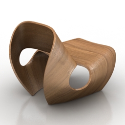 Chair Cowrie Chair by Made In Ratio 3d model
