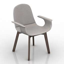 Chair hulsta D 27 3d model