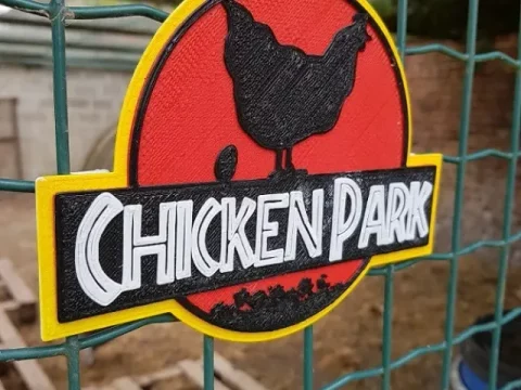 Chicken Park separated colors