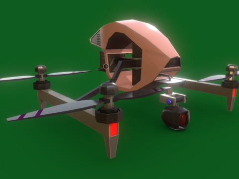 DJI Drone (Lowpoly)