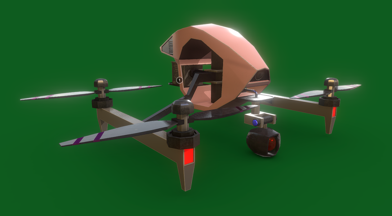 DJI Drone (Lowpoly)
