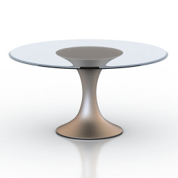Dakota Dining Table 3d model