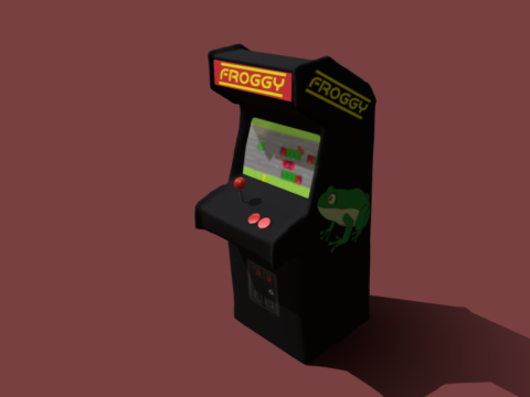 Frogger Frogger Style Arcade Cabinet Machine