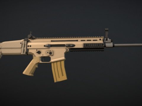 Low-Poly FN SCAR-L