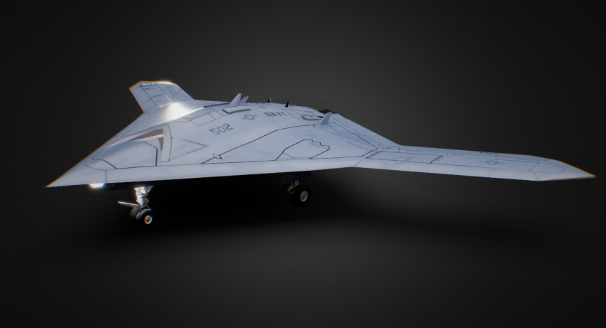 Northrop Grumman X-47B - DownloadFree3D.com