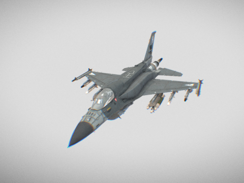 S-14 Fighter Jet (High Poly)