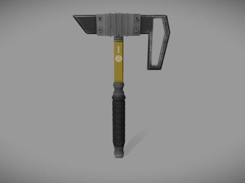 Sci-fi Axe/Low-Poly