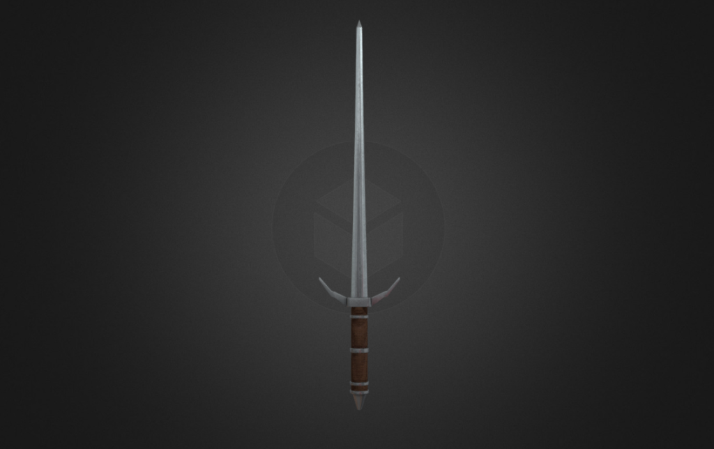 Silver sword ( Witcher series ) - DownloadFree3D.com