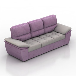 Sofa Lotus 3d model