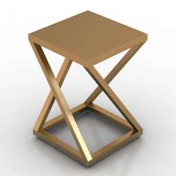 Table Hamilton Spot Table - Vanguard Furniture 3d model