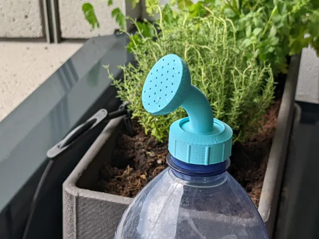 Watering bottle cap