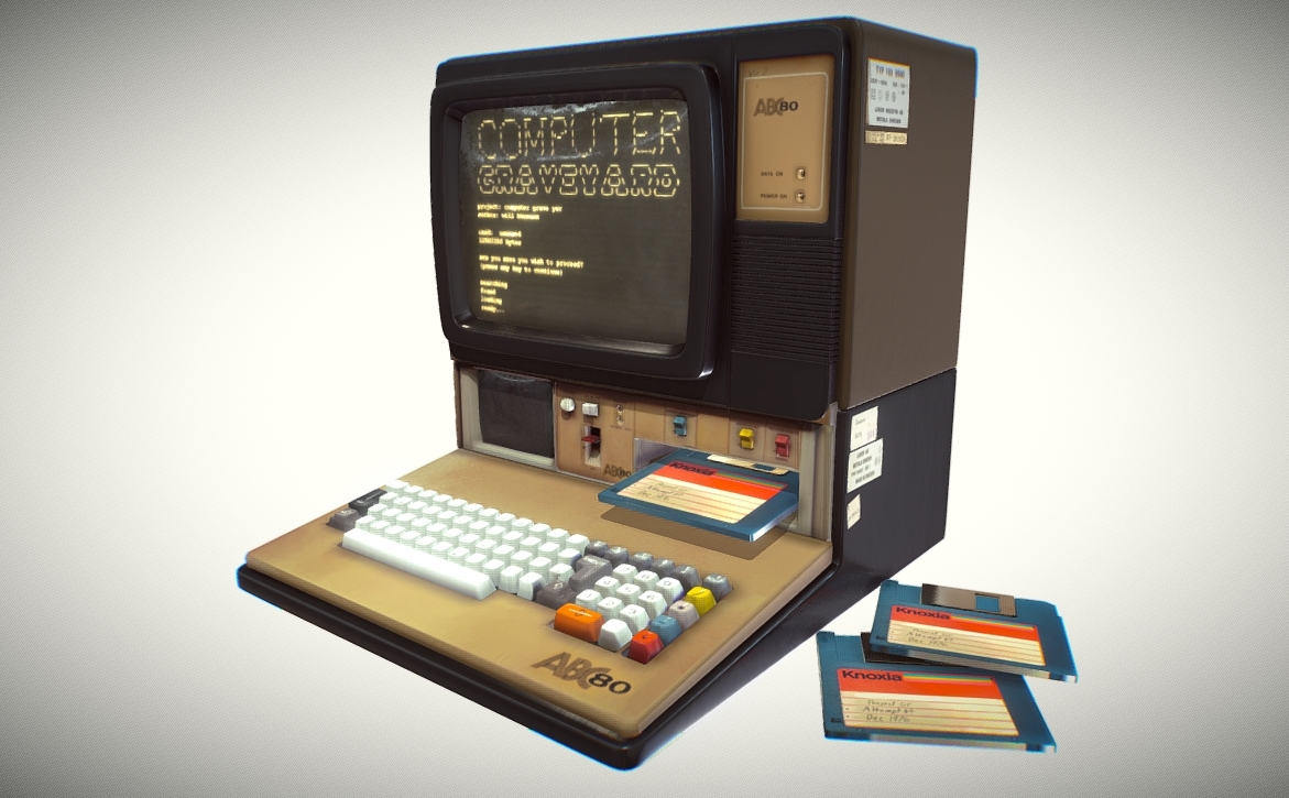 1970s retro computer