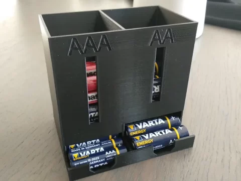 Battery dispenser dual : AAA & AA
