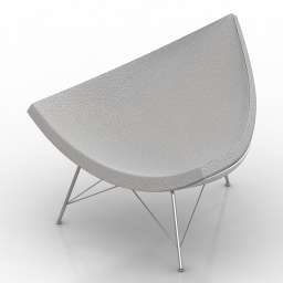 Chair herman miller Coconut 3d model