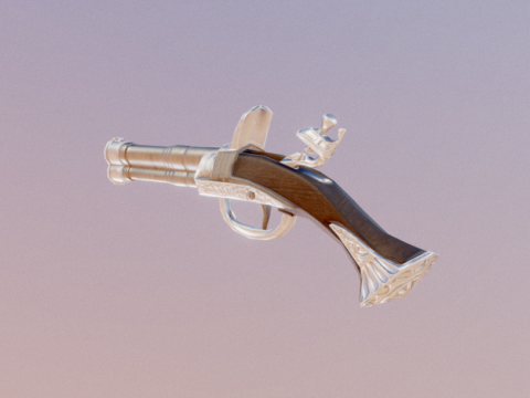 Flintlock pistol