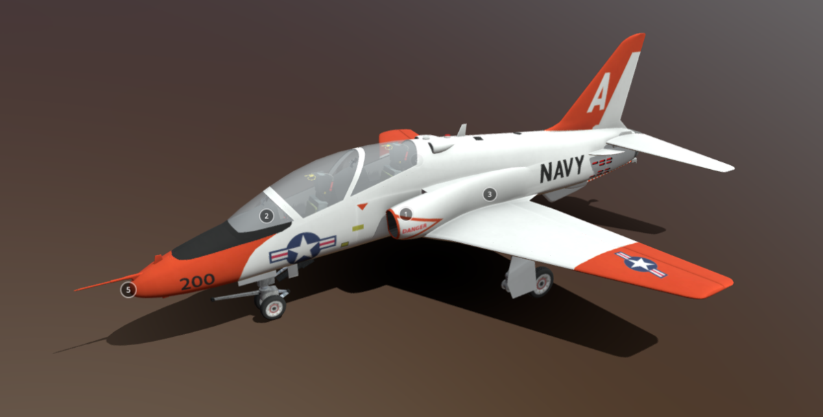 McDonnell Douglas T-45 Goshawk - DownloadFree3D.com