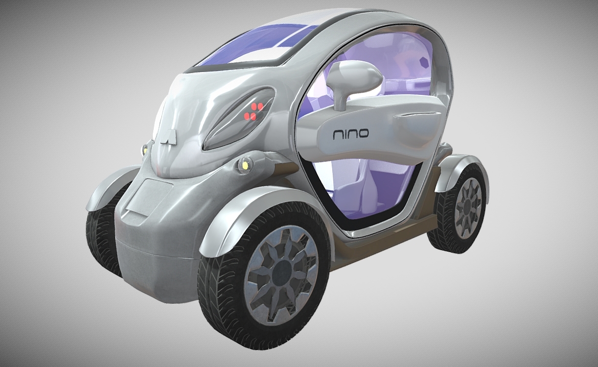 Mini electric futuristic car Nino