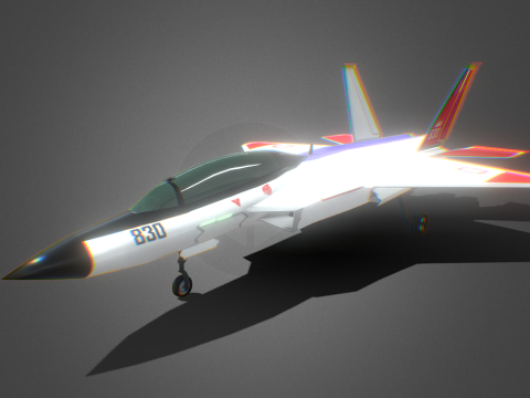 Stealth Jet “Demonstrator” Shinshin modified