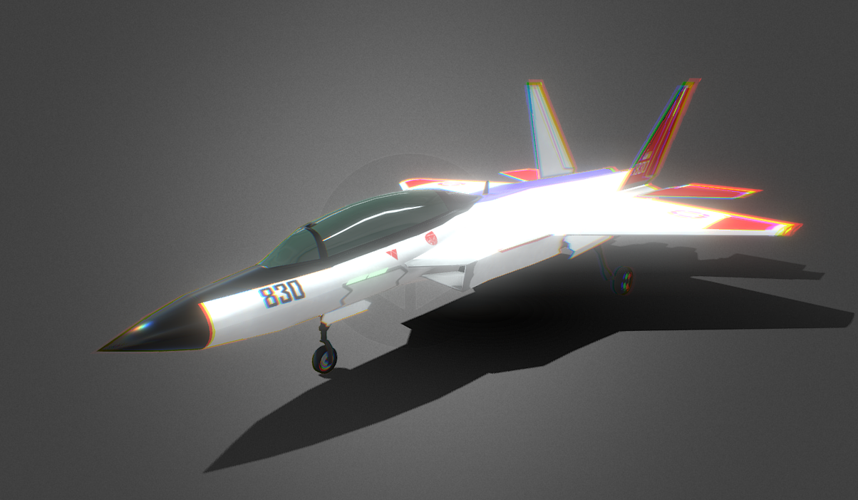 Stealth Jet “Demonstrator” Shinshin modified