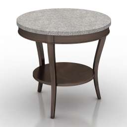 Table Gueridon 3d model