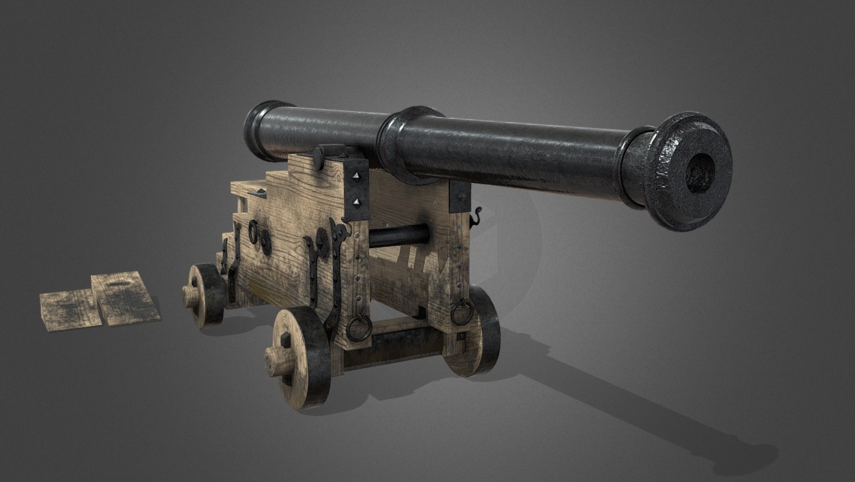 1600s English Saker Cannon