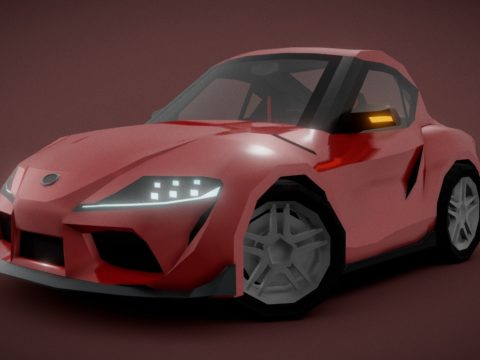 2019 Supra (Low Poly and Stylized)