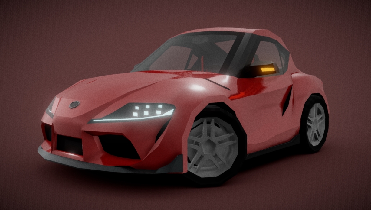 2019 Supra (Low Poly and Stylized)