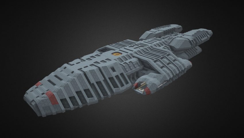 Battlestar Poseidon -Triton-class- [BSG 42] - DownloadFree3D.com