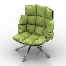 Chair Husk Armchair 3d model