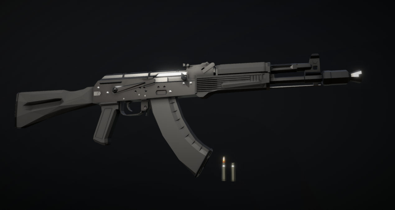 Low-Poly AK-104