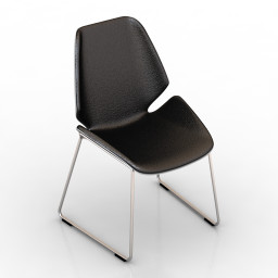 Poliform fold chair 3d model