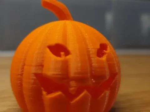 Pumpkin with a face