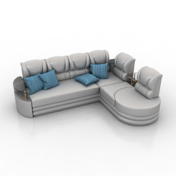 Sofa Corner TH 3d model