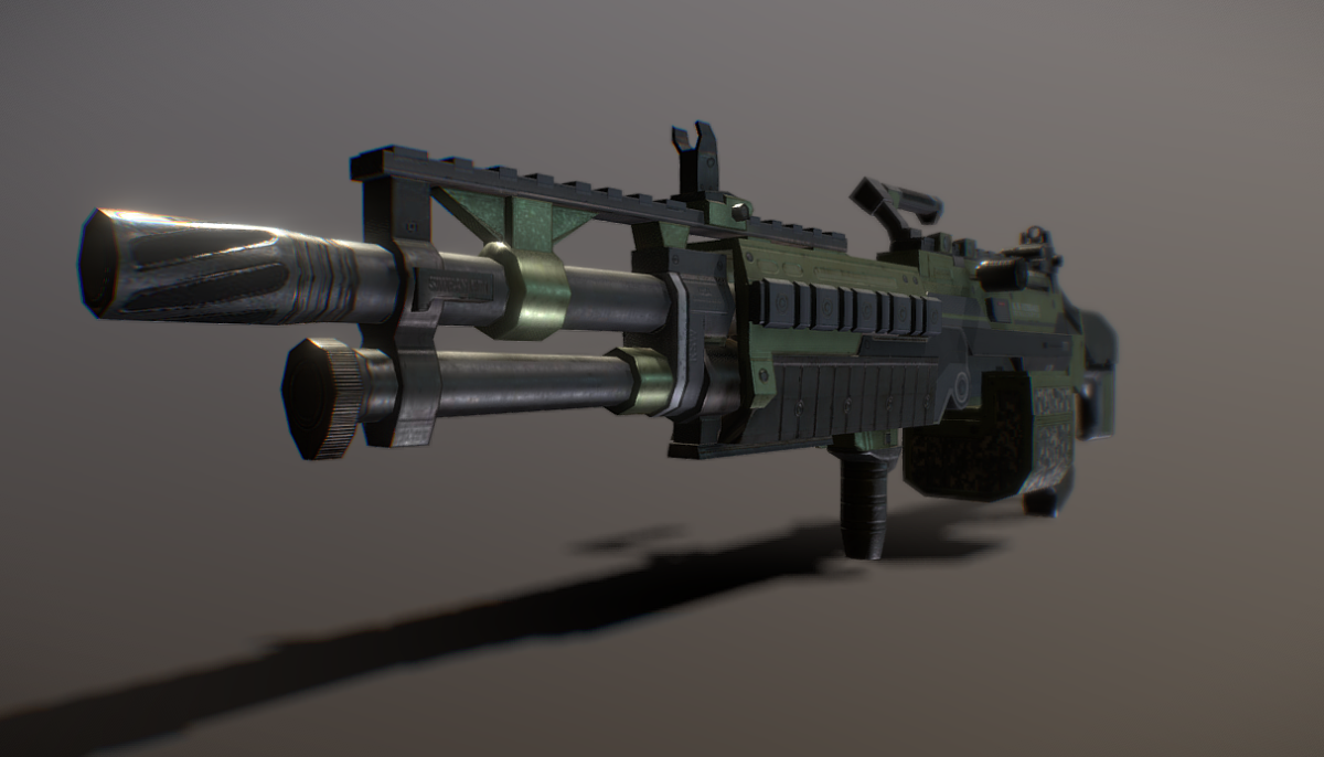 Spitfire LMG Weapon APEX LEGENDS DownloadFree3D