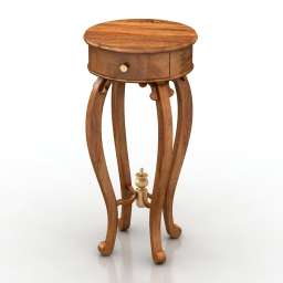 Table tea Stand 3d model